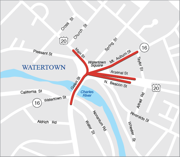 Watertown: Intersection Improvements at Route 16 and Galen Street 