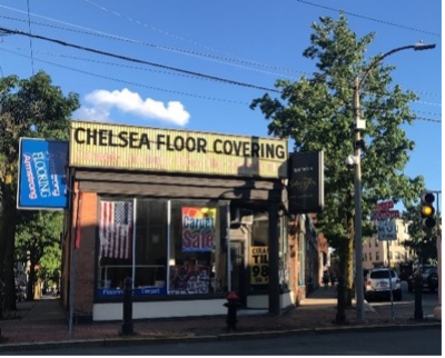 Figure 5
Southeast Corner of Intersection: Chelsea Floor Covering Company